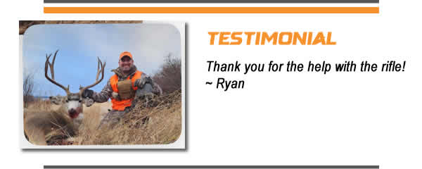 Practing at our rifle range will help you with your rifle proficiency and accuracy.