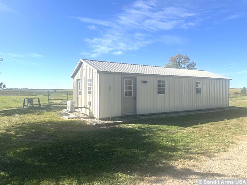 Heated and enclosed shooting facility in Valley City, North Dakota.